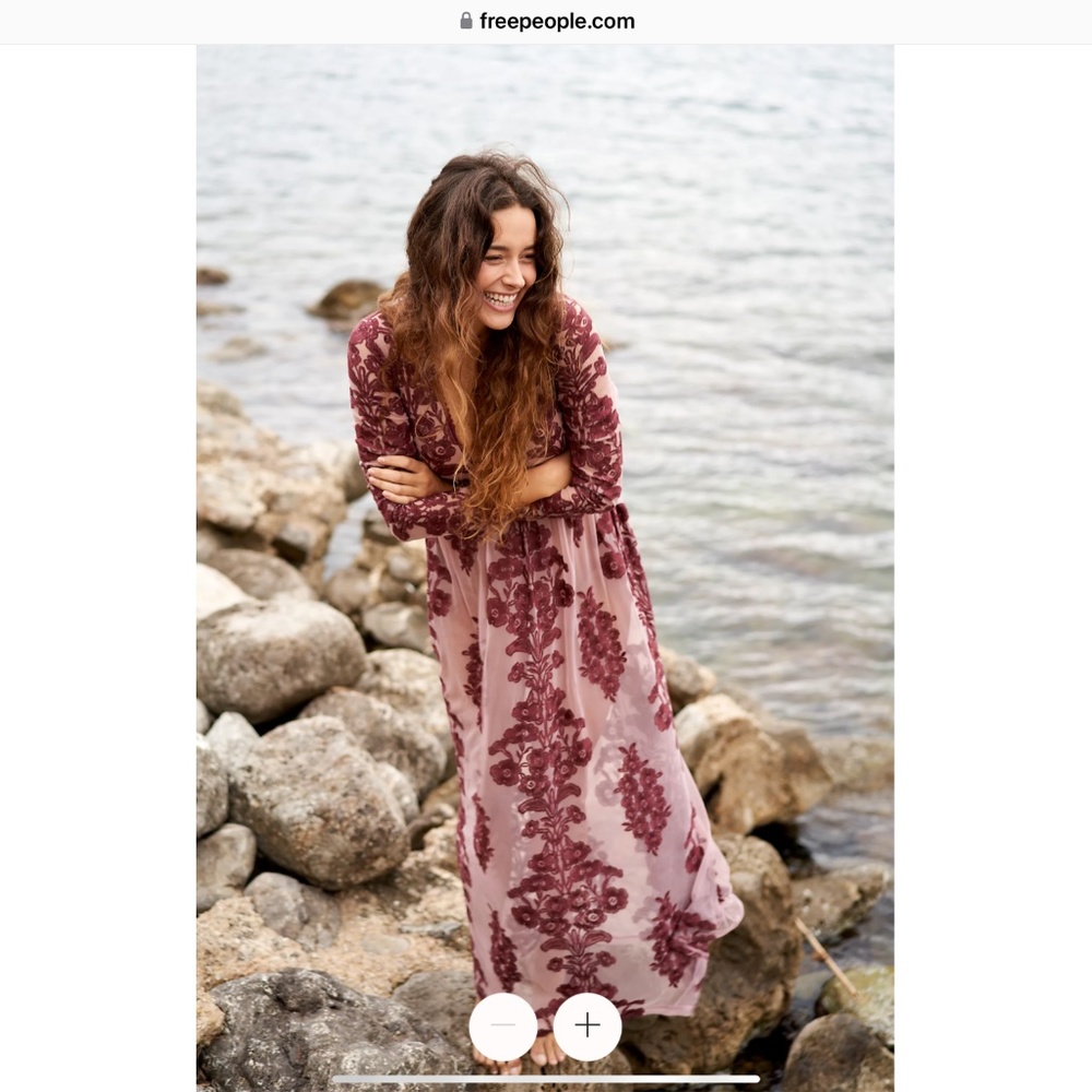 COPY - NWT FREE PEOPLE FOR LOVE AND LEMONS TEMECULA  MAXI DRESS size Small
